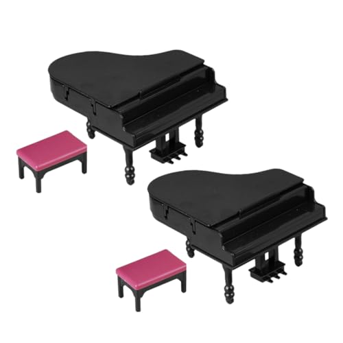 Healifty 2 Sätze Teiliges Klavier mit Bank für Puppenhaus und DIY Projekte Musikinstrument Dekoration für Zuhause und Besondere Anlässe Healifty 2 Sätze Teiliges Klavier mit Bank für Puppenhaus und DIY Projekte Musikinstrument Dekoration für Zuhause und Besondere Anlässe von Healifty