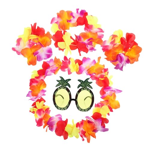 Healvian 1 Set Hawaii Kranz Ananas Party Motto Luau Stirnband LED Girlande Dekoration Geburtstagskette Passende Tropische Kränze Brillen Kostümzubehör Blumenarmband Stoff Healvian 1 Set Hawaii Kranz Ananas Party Motto Luau Stirnband LED Girlande Dekoration Geburtstagskette Passende Tropische Kränze Brillen Kostümzubehör Blumenarmband Stoff von Healvian