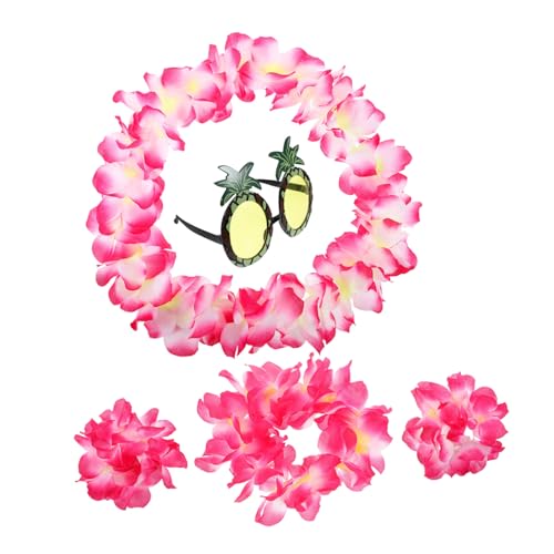 Healvian 1 Set Hawaiian Lei Geburtstagszubehör Girlande Ananas Tiki Party Dekorationen Strand Sommer Luau Blumenkrone Kranz Luau Thema Tropische Luau Party Dekorationen Stirnbänder Stoff Healvian 1 Set Hawaiian Lei Geburtstagszubehör Girlande Ananas Tiki Party Dekorationen Strand Sommer Luau Blumenkrone Kranz Luau Thema Tropische Luau Party Dekorationen Stirnbänder Stoff von Healvian