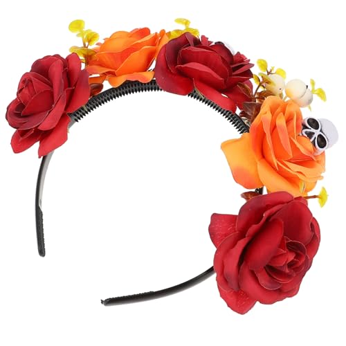 Healvian 1 Stück Halloween Stirnband Kopfbedeckung Henne Spitze Stirnbänder Gastgeschenke Frauen Winter Tag Der Toten Cosplay Kostüm Dekorationen Hut Perücken Haarband Styling von Healvian