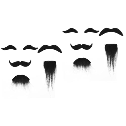 Healvian 2 Stück Künstliche -Requisiten Kostüm gefälscht falsche falsche Schnurrbärte Cosplay-Schnurrbart simulierte Cosplay- Selbstklebender Schnurrbart Healvian 2 Stück Künstliche -Requisiten Kostüm gefälscht falsche falsche Schnurrbärte Cosplay-Schnurrbart simulierte Cosplay- Selbstklebender Schnurrbart von Healvian