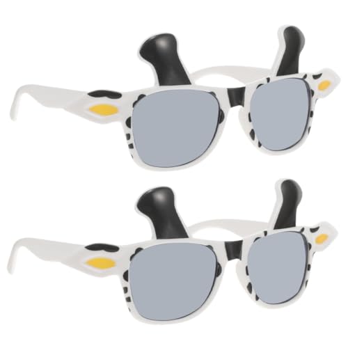 Healvian 2 Stück Lustige Kuhbrille Teiliges aus Strapazierfähigem PC Material Auffällige Große Augenbrille für Kuh Kostüm Geeignet für Halloween Fasching Themenpartys und Cow Cosplay Healvian 2 Stück Lustige Kuhbrille Teiliges aus Strapazierfähigem PC Material Auffällige Große Augenbrille für Kuh Kostüm Geeignet für Halloween Fasching Themenpartys und Cow Cosplay von Healvian
