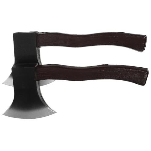 Healvian 2 Stück Teiliges Halloween Kostüm Zubehör Realistische Fake Axt Requisiten für Performance und Cosplay Sichere und Langlebige Halloween Party Accessoires Healvian 2 Stück Teiliges Halloween Kostüm Zubehör Realistische Fake Axt Requisiten für Performance und Cosplay Sichere und Langlebige Halloween Party Accessoires von Healvian