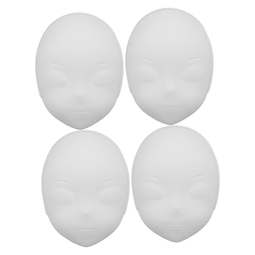 Healvian 4 Stück Weiße DIY Vollgesichtsmasken mit Glatter Oberfläche zum Bemalen Vielseitig für Karneval Halloween Fasching und Kostümpartys Sichere Kindermasken für Kreative Verkleidungen Healvian 4 Stück Weiße DIY Vollgesichtsmasken mit Glatter Oberfläche zum Bemalen Vielseitig für Karneval Halloween Fasching und Kostümpartys Sichere Kindermasken für Kreative Verkleidungen von Healvian