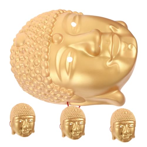 Healvian 4 Stücke Buddha Gesichtsmaske Leichtes Cosplay Halloween Karneval Masquerade Masken Für Buddhistische Kulturfans Party Foto Requisiten Und Kostümveranstaltungen Healvian 4 Stücke Buddha Gesichtsmaske Leichtes Cosplay Halloween Karneval Masquerade Masken Für Buddhistische Kulturfans Party Foto Requisiten Und Kostümveranstaltungen von Healvian