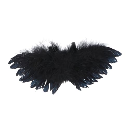 Healvian DIY Engelsflügel Deko Schwarz Realistisches Kleines Flügel Ornament Langlebig für Kostüm Puppendeko Hochzeitskleid Zubehör Festliche Bastelrequisite Healvian DIY Engelsflügel Deko Schwarz Realistisches Kleines Flügel Ornament Langlebig für Kostüm Puppendeko Hochzeitskleid Zubehör Festliche Bastelrequisite von Healvian