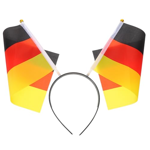 Healvian Deutschland Flagge Haarreif Fanartikel Komfortabler Langlebiger Deutschland Haarreifen für Fußball Patriotisches Kopfschmuck Zubehör für Fans und Feierlichkeiten Healvian Deutschland Flagge Haarreif Fanartikel Komfortabler Langlebiger Deutschland Haarreifen für Fußball Patriotisches Kopfschmuck Zubehör für Fans und Feierlichkeiten von Healvian