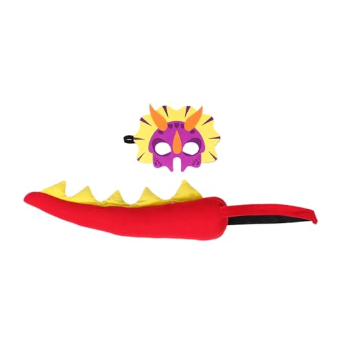 Healvian Dinosaurier Kostüm Realistisches Dinosaurier und Maske Set Bunter Cosplay Tierprop für Geburtstagsparty Schulveranstaltungen und Rollenspiele Healvian Dinosaurier Kostüm Realistisches Dinosaurier und Maske Set Bunter Cosplay Tierprop für Geburtstagsparty Schulveranstaltungen und Rollenspiele von Healvian