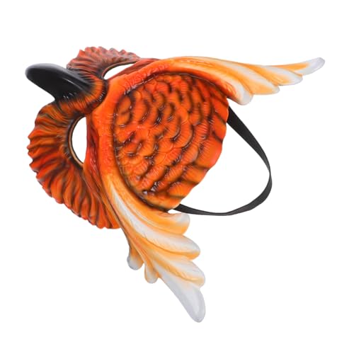 Healvian Eulenmaske Maskerade Kopfbedeckung Steampunk-Maske Partymasken für Erwachsene Maskerade Halloween -Maske Tiermaskenkostüm masken halloween Schnabelmaske PP-Kunststoff Orange Healvian Eulenmaske Maskerade Kopfbedeckung Steampunk-Maske Partymasken für Erwachsene Maskerade Halloween -Maske Tiermaskenkostüm masken halloween Schnabelmaske PP-Kunststoff Orange von Healvian