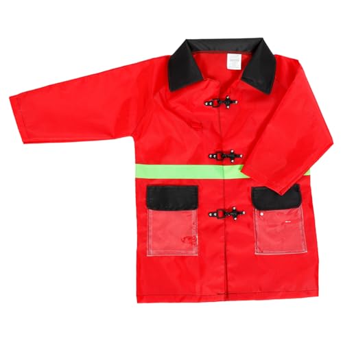 Healvian Feuerwehrmann Kostüm Atmungsaktiv Feuerwehr Verkleidung für Jungen und Mädchen Kindgerechtes Feuerwehr Outfit für Rollenspiel Fasching Halloween Karneval Healvian Feuerwehrmann Kostüm Atmungsaktiv Feuerwehr Verkleidung für Jungen und Mädchen Kindgerechtes Feuerwehr Outfit für Rollenspiel Fasching Halloween Karneval von Healvian