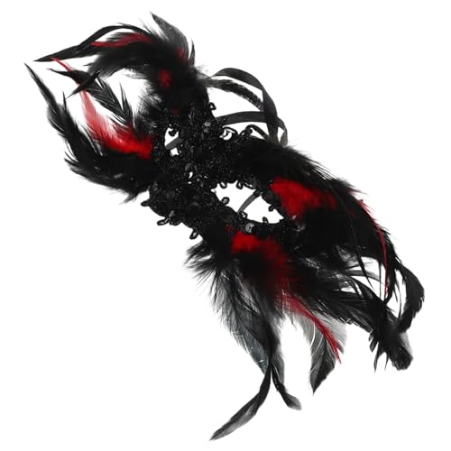 Healvian Gothic Halbgesichtsmaske mit Schmuck und Pailletten Verstellbar Leicht für Karneval Halloween Party Kostümaccessoire Damen Healvian Gothic Halbgesichtsmaske mit Schmuck und Pailletten Verstellbar Leicht für Karneval Halloween Party Kostümaccessoire Damen von Healvian