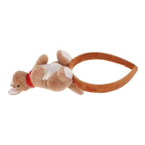 Healvian Haarband gefüllte Känguroo -Haarzubehör Zoo Stirnbänder -Puppenhaarregchen -Kopfbedeckung Zoo Tierhaarstirnbänder -Stirnband Plüsch Hellbraun Healvian Haarband gefüllte Känguroo -Haarzubehör Zoo Stirnbänder -Puppenhaarregchen -Kopfbedeckung Zoo Tierhaarstirnbänder -Stirnband Plüsch Hellbraun von Healvian