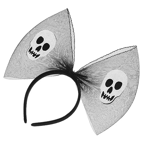 Healvian Haarschmuck für Halloween-Kostüme halloween haarreif halloween headband Tag der Toten Kopfbedeckungen Stirnbänder für Damen stirnband Urlaub Stirnbänder Halloween-Haarband Stoff von Healvian