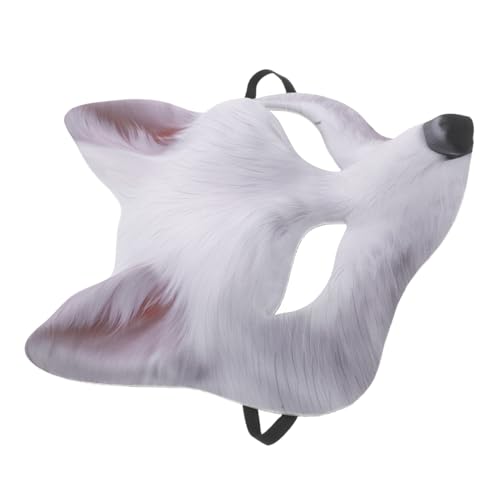 Healvian Halloween Fuchs Halbgesichtsmaske Cosplay Tiermaske Leicht Atmungsaktiv Für Erwachsene Karneval Party Zubehör Healvian Halloween Fuchs Halbgesichtsmaske Cosplay Tiermaske Leicht Atmungsaktiv Für Erwachsene Karneval Party Zubehör von Healvian