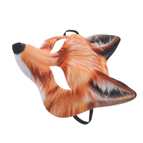 Healvian Halloween Fuchs Halbmaske Tiergesichtsmaske für Karneval Party Cosplay Maskerade Kostüm Zubehör für Erwachsene mit Detailreichem Design und Vielseitiger Verwendung Healvian Halloween Fuchs Halbmaske Tiergesichtsmaske für Karneval Party Cosplay Maskerade Kostüm Zubehör für Erwachsene mit Detailreichem Design und Vielseitiger Verwendung von Healvian