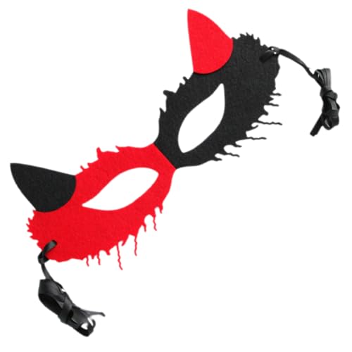 Healvian Halloween-augenmaske Halloween Gruselig Halloween-männer Frau Kostüm Maske Tanzparty-maske Partyfuchs Zubehör Für Maskerade-partys Halbmaske Kostüme Halloweenkostüm Masken Schleife von Healvian