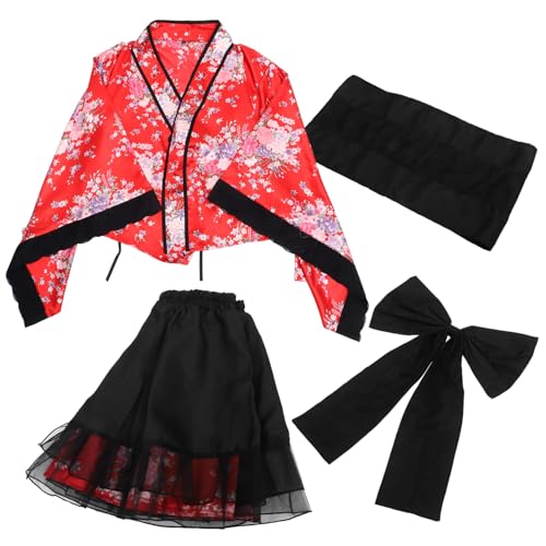 Healvian Kimono - für Frauen Kostüme Frauen-Kimono für traditionelle japanische - Cosplay - rot Healvian Kimono - für Frauen Kostüme Frauen-Kimono für traditionelle japanische - Cosplay - rot von Healvian