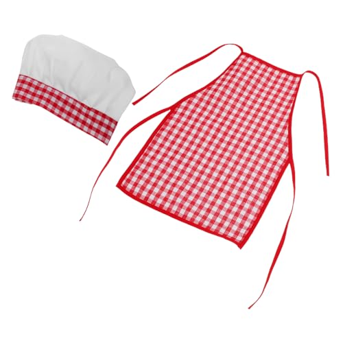 Healvian Kochkostüm mit Schürze und Hut Atmungsaktives Langlebiges Kochoutfit für Monate Junge Mädchen Weiches Pflegeleichtes Back Fotoshooting-kostüm für Jungen und Mädchen Healvian Kochkostüm mit Schürze und Hut Atmungsaktives Langlebiges Kochoutfit für Monate Junge Mädchen Weiches Pflegeleichtes Back Fotoshooting-kostüm für Jungen und Mädchen von Healvian