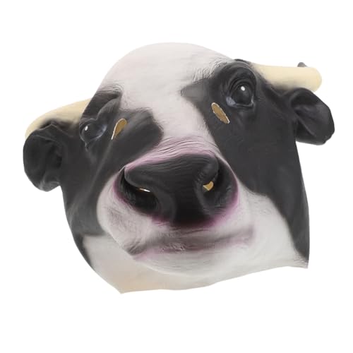 Healvian Kuhmaske Kostümpartyzubehör karneval kopfbedeckung Neuheit Halloween-Maske Stiermasken für Erwachsene Party-Cosplay-Kopfbedeckung Kuhkopfmaske Kuhpartykostüm Bullenmaske Emulsion Healvian Kuhmaske Kostümpartyzubehör karneval kopfbedeckung Neuheit Halloween-Maske Stiermasken für Erwachsene Party-Cosplay-Kopfbedeckung Kuhkopfmaske Kuhpartykostüm Bullenmaske Emulsion von Healvian