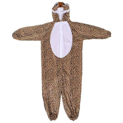 Healvian Leoparden-Overall-Kostüm für Kinder – Tier-Cosplay-Outfit für Karneval/Kindergartenspiele/Dschungelparty – Süßes und gemütliches Leoparden-Outfit für Jungen und Mädchen Healvian Leoparden-Overall-Kostüm für Kinder – Tier-Cosplay-Outfit für Karneval/Kindergartenspiele/Dschungelparty – Süßes und gemütliches Leoparden-Outfit für Jungen und Mädchen von Healvian