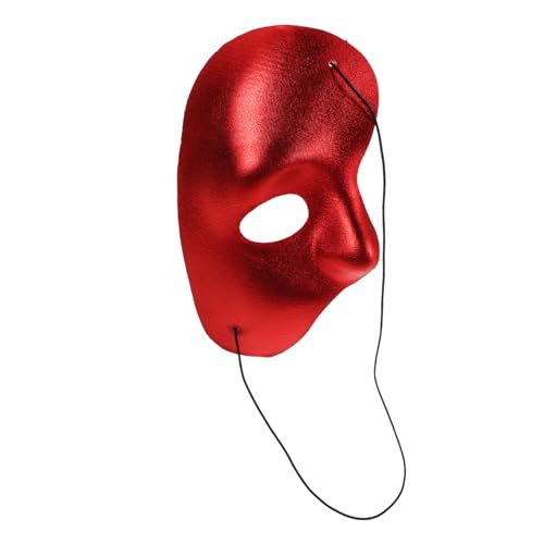 Healvian Maske Damen Halloween Kostüme Halloween Dekoration Halloween Kostüme Für Männer Halloween Foto Requisiten Kostüm Halloween Erwachsene Halloween Kostüme Roter Vliesstoff von Healvian