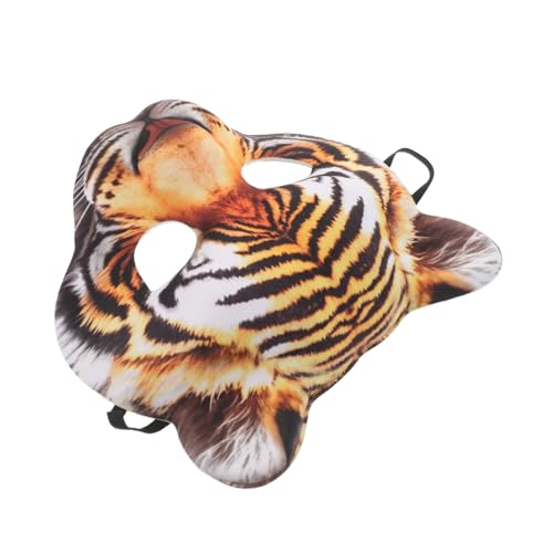 Healvian Realistische Tiger Halbgesichtsmaske aus EVA mit Elastischem Band Tiermaske für Erwachsene für Halloween Karneval Cosplay und Tierkostüm Partys Healvian Realistische Tiger Halbgesichtsmaske aus EVA mit Elastischem Band Tiermaske für Erwachsene für Halloween Karneval Cosplay und Tierkostüm Partys von Healvian