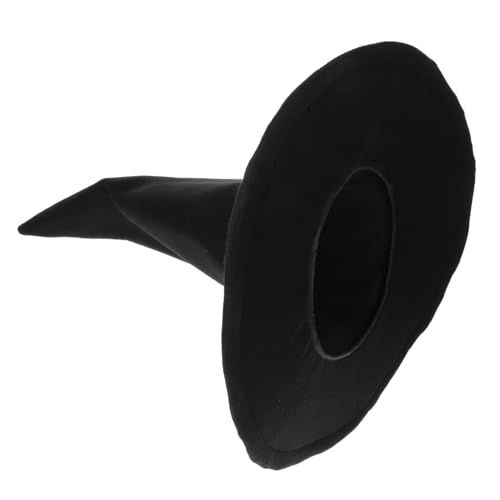 Healvian Schwarzer Halloween Hexenhut Damen Spitz Zulaufend mit Breiter Krempe Leichter Faltbarer Zaubererhut für Party Cosplay Karneval und Festliche Verkleidung Healvian Schwarzer Halloween Hexenhut Damen Spitz Zulaufend mit Breiter Krempe Leichter Faltbarer Zaubererhut für Party Cosplay Karneval und Festliche Verkleidung von Healvian