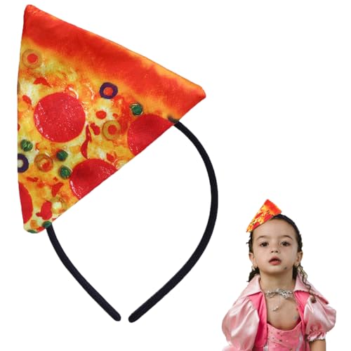 Healvian Tierkostüm für Karneval Halloween Mottoparty Halloween Haarreif Halloween-Cosplay-Kostüm Stirnband Pizza Kostüm von Healvian