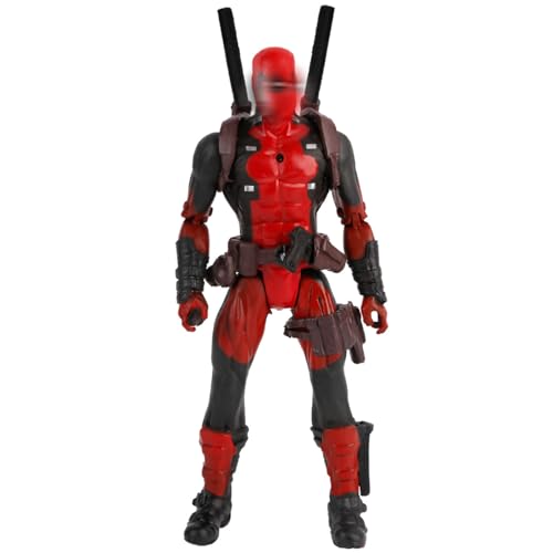 Actionfiguren, 17 cm Action Figures Rot Schwarz PVC Modell Spielzeug für Kinder und Erwachsene Hero Actionfigur mit Abnehmbarem Kleinzubehör für Sammler und Display von Heartsking