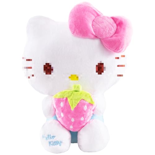 Heartsking Kitty Plüschtier Kuscheltier, 30cm Kitty Kuscheltier Katze, Kinderpuppe Kuscheltier, Cartoon Charaktere Plüschpuppen Geschenke für Mädchen, Jungen & Babys von Heartsking