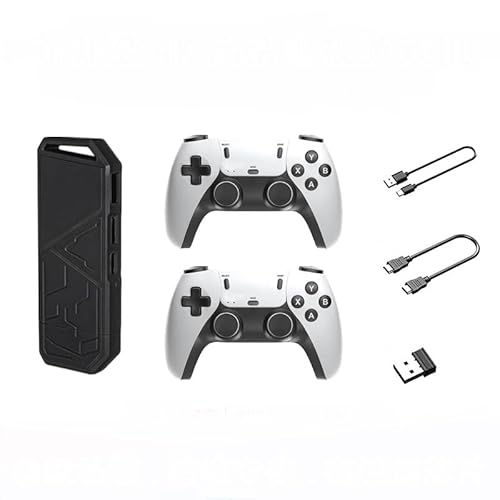 Kabellose Retro-Spielkonsole, 20.000 Spiele integriert, Plug & Play Videospielkonsole, 64G, TV Game Stick, Dual 2.4G Wireless Controller von HeavenBird