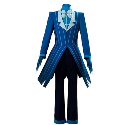 Heeyspike Cosplay Kostüm Vox/Charlie Morningstar/Blitzo/Alastor Anime Cosplay Halloween Kostüm Anime Kleidung Karneval Bühnenaufführung Outfit (Typ1, M) von Heeyspike