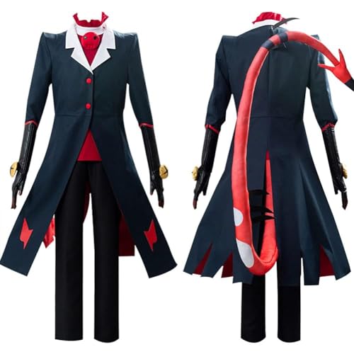 Heeyspike Cosplay Kostüm Vox/Charlie Morningstar/Blitzo/Alastor Anime Cosplay Halloween Kostüm Anime Kleidung Karneval Bühnenaufführung Outfit (Typ4, M) von Heeyspike