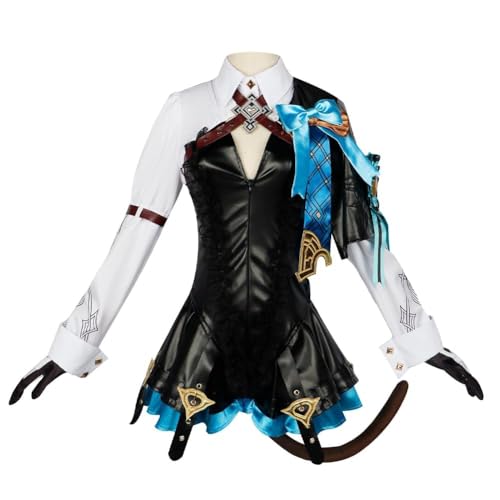 Heeyspike Lynette Cosplay-Kostüm, Anime-Lynette-Rollenspiel-Uniform-Set, Halloween, Karneval, Party, Anzug für Damen (Typ 1, 3XL) von Heeyspike