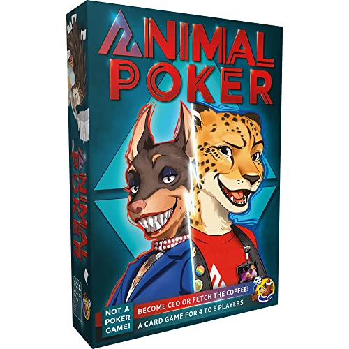 HeidelBär Games Animal Poker - Entertaining Card Game with Animal Illustrations - Fun Family Game and Official Successor of Career Poker - English - 4-8 Players - Ages 8+ HeidelBär Games Animal Poker - Entertaining Card Game with Animal Illustrations - Fun Family Game and Official Successor of Career Poker - English - 4-8 Players - Ages 8+ von HeidelBär Games
