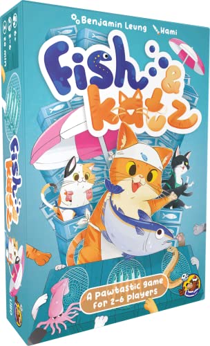 HeidelBär Games Fish & Katz English | cardgame | 2-6 Players | Age 6+ von HeidelBär Games