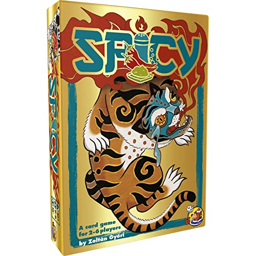 HeidelBär Games Spicy - Bluffing Card Game - Cards with Gold-Colored Backs - Party Board Game with Box in Metallic Gold Finish - English - 2-6 Players - Ages 10+ HeidelBär Games Spicy - Bluffing Card Game - Cards with Gold-Colored Backs - Party Board Game with Box in Metallic Gold Finish - English - 2-6 Players - Ages 10+ von HeidelBär Games