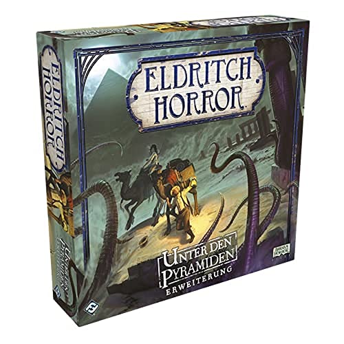 Fantasy Flight Games, Eldritch Horror – Unter den Pyramiden, Erweiterung, Expertenspiel, Strategiespiel, 1-8 Spieler, Ab 14+ Jahren, 120+ Minuten, Deutsch von Fantasy Flight Games