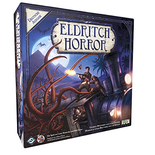 Fantasy Flight Games, Eldritch Horror, Grundspiel, Expertenspiel, Strategiespiel, 1-8 Spieler, Ab 14+ Jahren, 120+ Minuten, Deutsch von Fantasy Flight Games