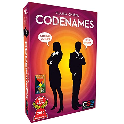 Asmodee Codenames, Spiel des Jahres 2016, Familienspiel, Ratespiel, Deutsch von Czech Games