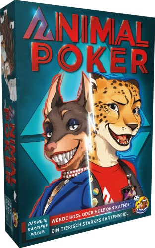 HeidelBÄR Games Animal Poker Deutsch | Kartenspiel | Für 4-8 Personen | ab 10 Jahren von Heidelberger Spieleverlag