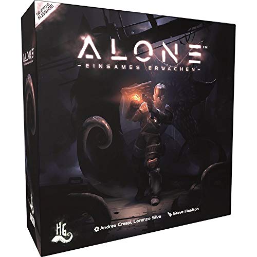 Heidelberger Spieleverlag, Horrible Guild HR005 - Alone: Einsames Erwachen - Survival-Horror, für 2-4 Spieler, ab 14 Jahren - Deutsch von Heidelberger Spieleverlag