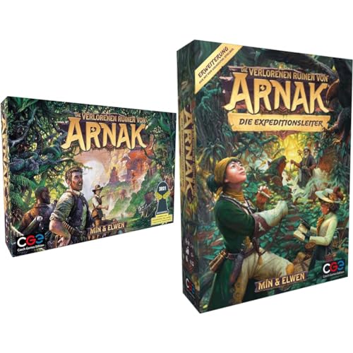 Heidelberger Spieleverlag CZ115 Die verlorenen Ruinen von Arnak Grundspiel Gesellschaftsspiel & Die Verlorenen Ruinen von Arnak: Die Expeditionsleiter | Czech Games Edition | Deutsch | Erweiterung Heidelberger Spieleverlag CZ115 Die verlorenen Ruinen von Arnak Grundspiel Gesellschaftsspiel & Die Verlorenen Ruinen von Arnak: Die Expeditionsleiter | Czech Games Edition | Deutsch | Erweiterung von Heidelberger Spieleverlag
