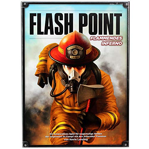 Heidelberger Spieleverlag Flash Point:Flammendes Inferno - Indie Boards & Cards - Deutsch - Kooperatives Brettspiel - Für 2-6 Personen - ab 10 Jahren, Orange von Heidelberger Spieleverlag