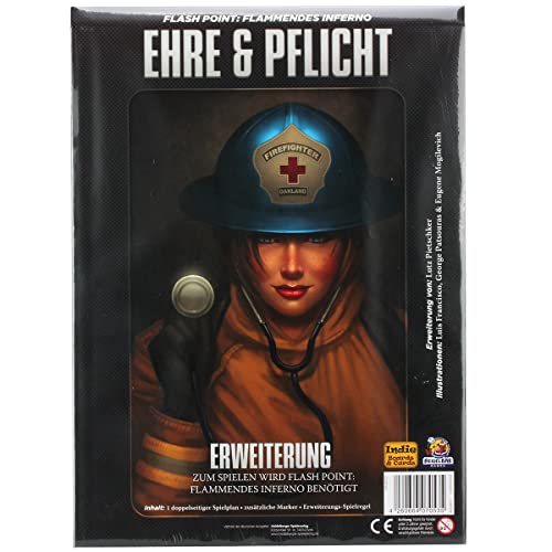 Heidelberger Spieleverlag Flash Point: Ehre und Pflicht - Indie Boards & Cards - Deutsch - Erweiterung - U-Bahn &Flugplatz, Blau von Heidelberger Spieleverlag