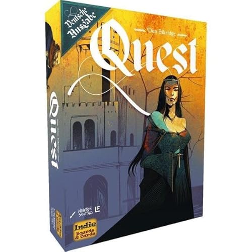 Heidelberger Spieleverlag Quest, Kartenspiel, für 4-10 Spieler, ab 14 Jahren (DE-Ausgabe) von Heidelberger Spieleverlag