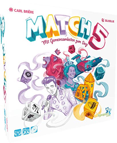 Heidelberger Spieleverlag Match 5 - Synapses Games - Deutsch - Partyspiel - Für 2-8 Personen - ab 10 Jahren von Heidelberger Spieleverlag