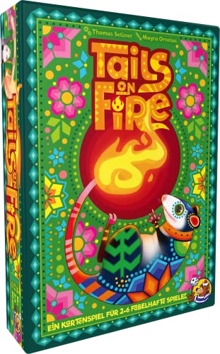 Heidelberger Spieleverlag HG013 Tails on Fire DEUTSCH Iguana Gesellschaftsspiel, Mehrfarbig von Heidelberger Spieleverlag