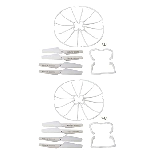 Heiikiuy 2X Landing Skid Blade Propeller Propeller Protektoren -Set für X5 X5C X5C1 Farbe: von Heiikiuy