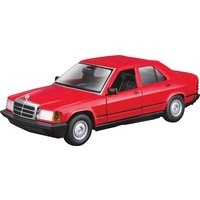 Bburago 1:25 Mercedes 190E '87, rot von Heinrich Bauer GmbH & Co. KG